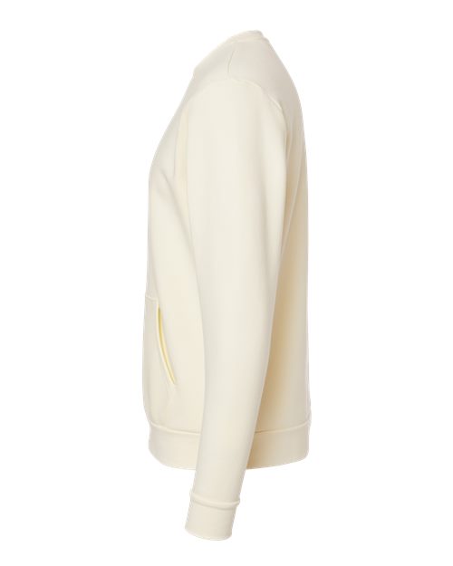 Next Level 9001 Unisex Long Sleeve Crew with Pocket #color_NATURAL