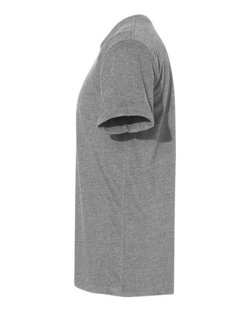 Next Level 6410 Men's Sueded Crew #color_DK HEATHER GRAY