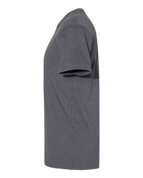 Next Level 6410 Men's Sueded Crew #color_HEATHER METAL