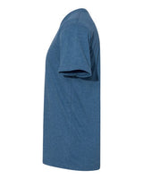 Next Level 6410 Men's Sueded Crew #color_HTHR COOL BLUE