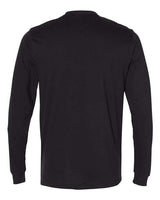 Next Level 6411 Unisex Sueded Long-Sleeve Crew #color_BLACK