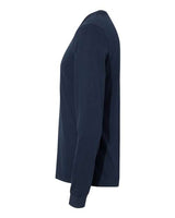 Next Level 6411 Unisex Sueded Long-Sleeve Crew #color_MIDNIGHT NAVY