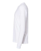 Next Level 6411 Unisex Sueded Long-Sleeve Crew #color_WHITE