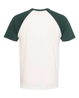 Next Level N3650 Unisex Raglan Short-Sleeve T-Shirt #color_FRST GRN/ NATURL
