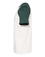 Next Level N3650 Unisex Raglan Short-Sleeve T-Shirt #color_FRST GRN/ NATURL