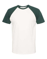 Next Level N3650 Unisex Raglan Short-Sleeve T-Shirt #color_FRST GRN/ NATURL