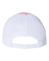 Richardson 111 Garment-Washed Trucker Cap #color_Pink/ White