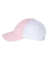 Richardson 111 Garment-Washed Trucker Cap #color_Pink/ White