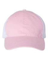 Richardson 111 Garment-Washed Trucker Cap #color_Pink/ White
