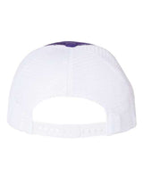 Richardson 111 Garment-Washed Trucker Cap #color_Purple/ White