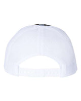 Richardson 112 Snapback Trucker Cap #color_Black/ White/ Heather Grey