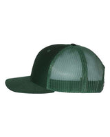 Richardson 112 Snapback Trucker Cap #color_Dark Green