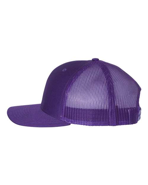 Richardson 112 Snapback Trucker Cap #color_Purple