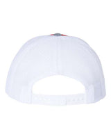 Richardson 112 Snapback Trucker Cap #color_Red/ White/ Heather Grey