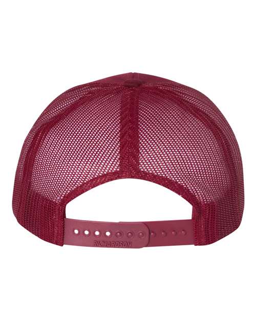 Richardson 112 Snapback Trucker Cap #color_Cardinal