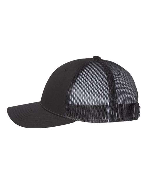 Richardson 115 Low Pro Trucker Cap #color_Black