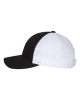 Richardson 115 Low Pro Trucker Cap #color_Black/ White