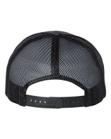 Richardson 115 Low Pro Trucker Cap #color_Charcoal/ Black