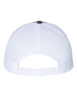 Richardson 115 Low Pro Trucker Cap #color_Charcoal/ White