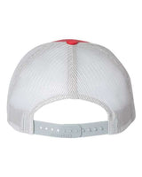 Richardson 115 Low Pro Trucker Cap #color_Heather Red/ Light Grey