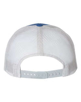 Richardson 115 Low Pro Trucker Cap #color_Heather Royal/ Light Grey