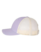 Richardson 115 Low Pro Trucker Cap #color_Lilac/ Birch