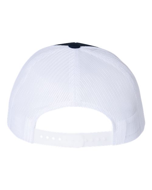 Richardson 115 Low Pro Trucker Cap #color_Navy/ White