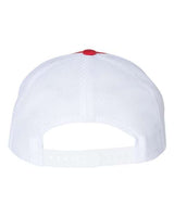 Richardson 115 Low Pro Trucker Cap #color_Red/ White