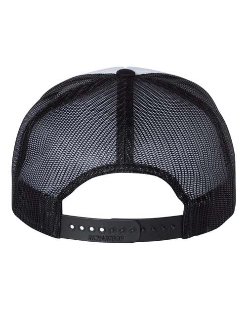 Richardson 113 Foamie Trucker Cap #color_White/ Black