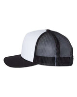 Richardson 113 Foamie Trucker Cap #color_White/ Black