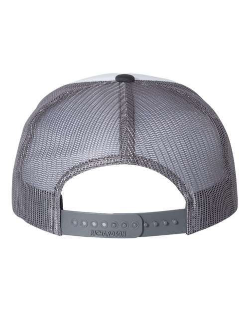 Richardson 113 Foamie Trucker Cap #color_White/ Charcoal