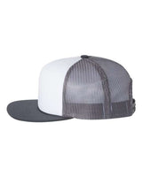 Richardson 113 Foamie Trucker Cap #color_White/ Charcoal