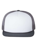 Richardson 113 Foamie Trucker Cap #color_White/ Charcoal