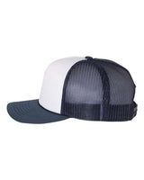 Richardson 113 Foamie Trucker Cap #color_White/ Navy