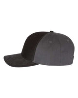 Richardson 312 Twill Back Trucker Cap #color_Black/ Charcoal