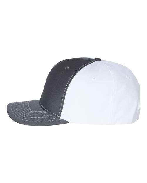 Richardson 312 Twill Back Trucker Cap #color_Charcoal/ White
