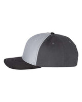 Richardson 312 Twill Back Trucker Cap #color_Grey/ Charcoal/ Black