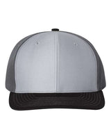 Richardson 312 Twill Back Trucker Cap #color_Grey/ Charcoal/ Black