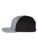 Richardson 312 Twill Back Trucker Cap #color_Heather Grey/ Black