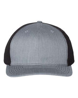 Richardson 312 Twill Back Trucker Cap #color_Heather Grey/ Black