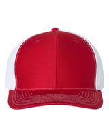 Richardson 312 Twill Back Trucker Cap #color_Red/ White