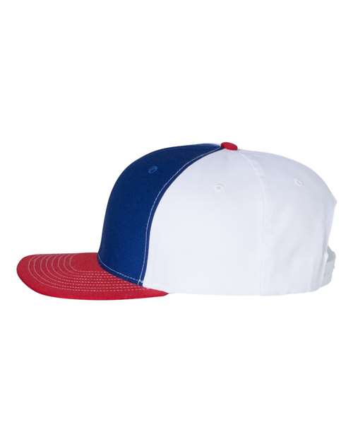 Richardson 312 Twill Back Trucker Cap #color_Royal/ White/ Red