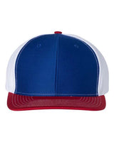 Richardson 312 Twill Back Trucker Cap #color_Royal/ White/ Red