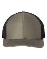 Richardson 312 Twill Back Trucker Cap #color_Loden/ Black