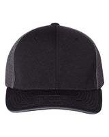 Richardson 172 Pulse Sportmesh R-Flex Cap #color_Black/ Charcoal Split