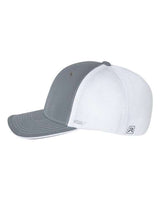 Richardson 172 Pulse Sportmesh R-Flex Cap #color_Charcoal/ White Split