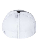 Richardson 172 Pulse Sportmesh R-Flex Cap #color_Grey/ White/ Black Tri