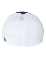 Richardson 172 Pulse Sportmesh R-Flex Cap #color_Navy/ White Split
