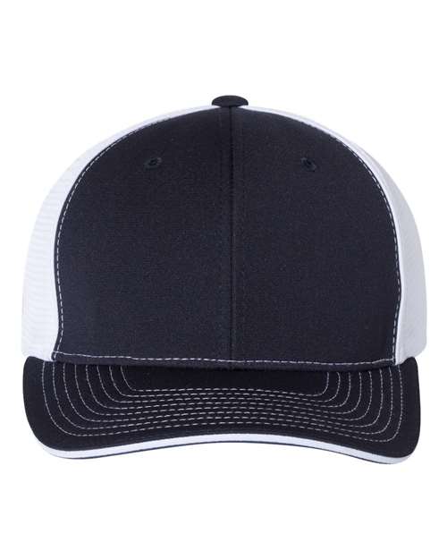 Richardson 172 Pulse Sportmesh R-Flex Cap #color_Navy/ White Split