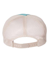 Valucap SP510 Pigment-Dyed Trucker Cap #color_Aqua/ Stone